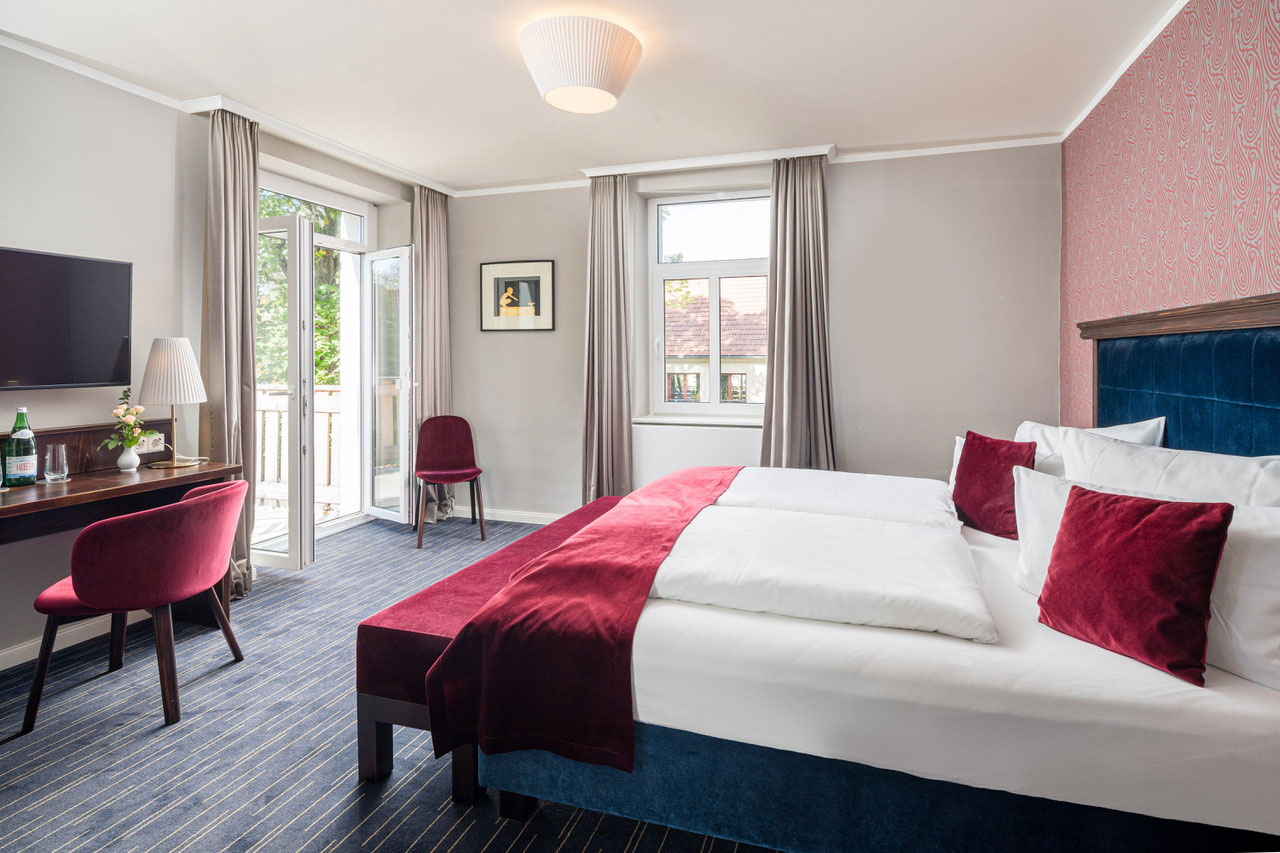 Hotelzimmeransicht im Quartier 5
